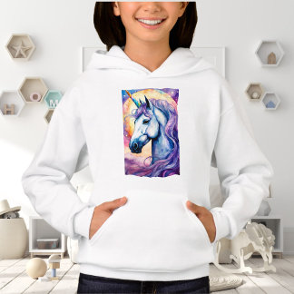 Cosmic Purple Unicorn Hoodie