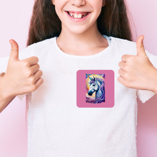 Cosmic Purple Unicorn Patch