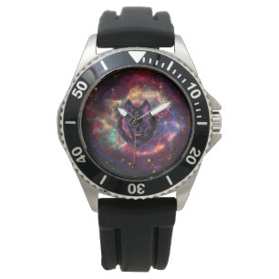 Cosmic Purple Wolf Nebula Watch