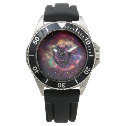 Cosmic Purple Wolf Nebula Watch