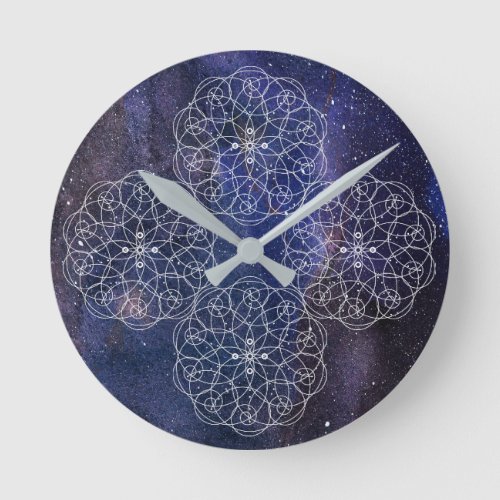Cosmic Quartet Acrylic Wall Clock