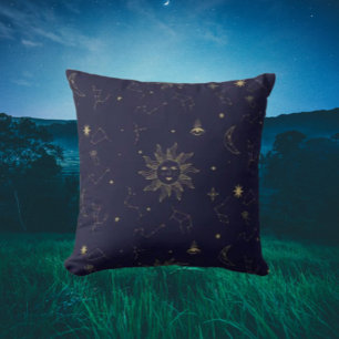 Cosmic Radiance Throw Pillow