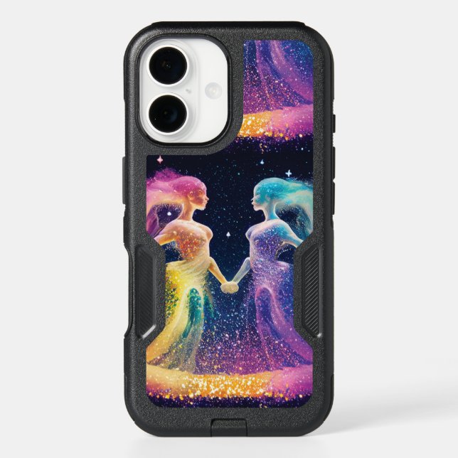 Cosmic Rainbow Lovers Space Galaxy Dreams Abstract Otterbox iPhone Case (Back)