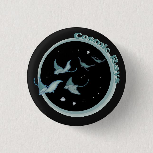 Cosmic Rays Button (Front)