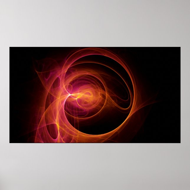 Cosmic Recursive Fractal Poster (Front)