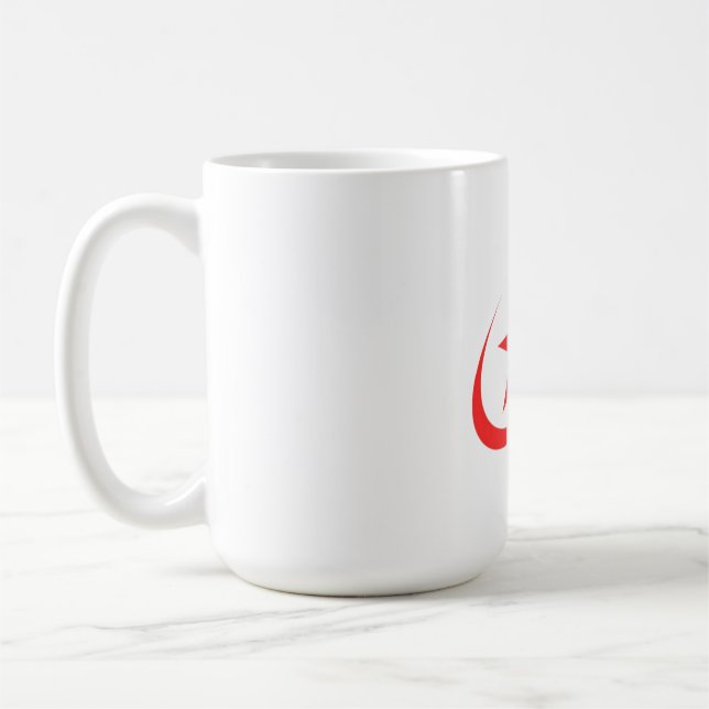 Cosmic Red Star Mug (Left)