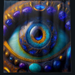 Cosmic Requiem 22a Shower Curtain<br><div class="desc">Cosmic Requiem,  an artistic vision of a semiprecious skull straight out of the cosmos.</div>
