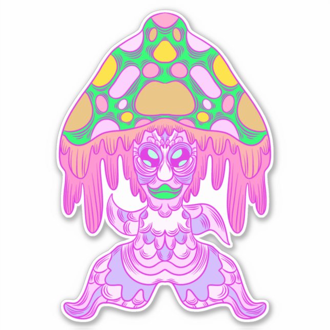 Cosmic Rhythms  Sticker (Front)