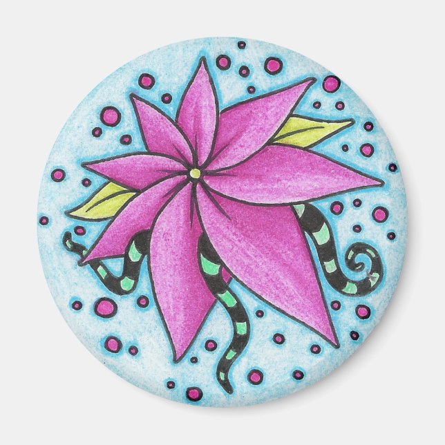 cosmic rose magnet (Front)