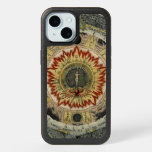 Cosmic Rose Mandala iPhone 15 Case