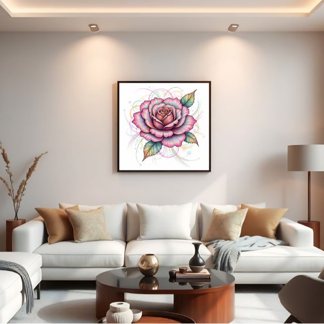 Cosmic Rose Poster (Creator Uploaded)