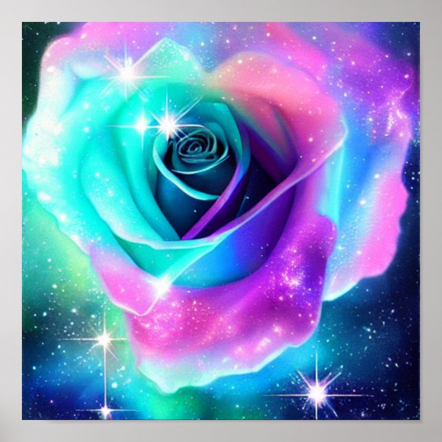 Cosmic Rose Poster (Front)