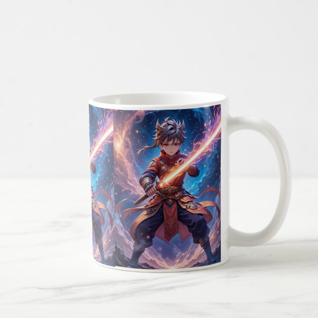 Cosmic Samurai – Guardian of the Stars zazzle Coffee Mug (Right)