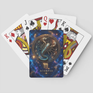 Cosmic Scorpio Playing Cards