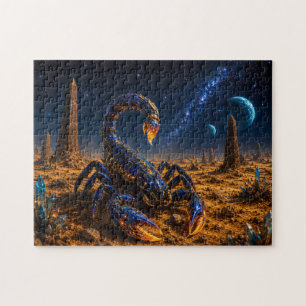 Cosmic Scorpion — Guardian of the Alien Planet Jigsaw Puzzle