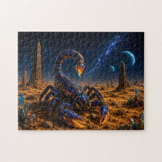 Cosmic Scorpion — Guardian of the Alien Planet Jigsaw Puzzle