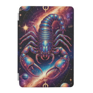 Cosmic Scorpion in Vibrant Galactic Space iPad Mini Cover