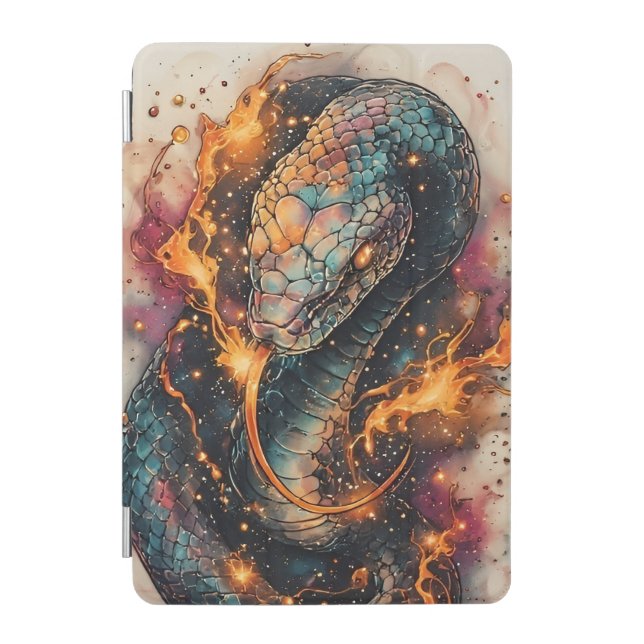 Cosmic Serpent With Expansive Space iPad Mini Cover (Front)