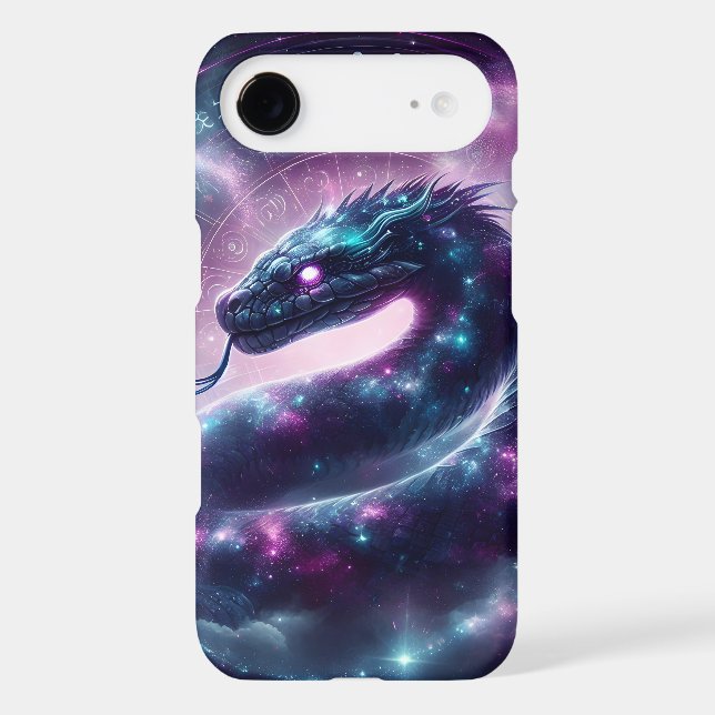 Cosmic Serpent Zodiac Galaxy Astrology Case-Mate iPhone Case (Back)