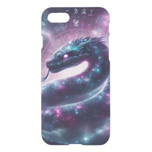 Cosmic Serpent Zodiac Galaxy Astrology iPhone SE/8/7 Case