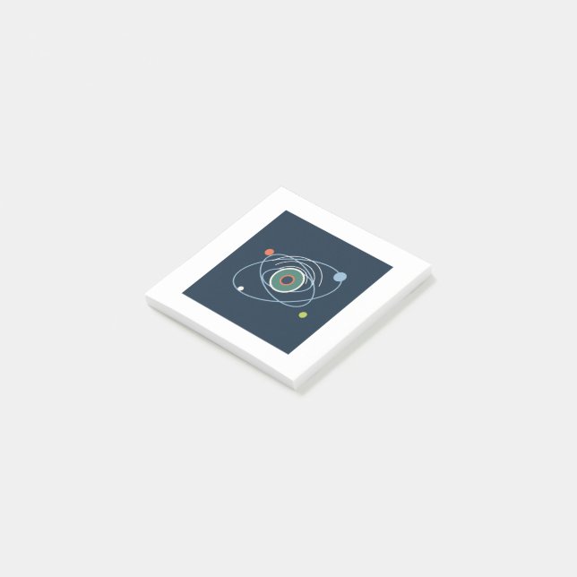 Cosmic Signal Futuristic Post-it Notes (Angled)