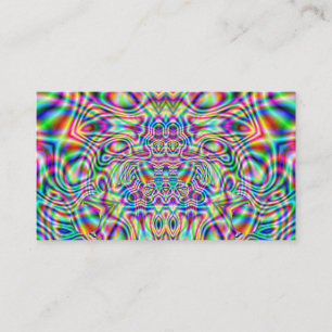 Cosmic Sixties Light Show Art Business Card