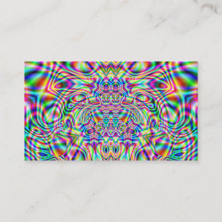 Cosmic Sixties Light Show Art Business Card