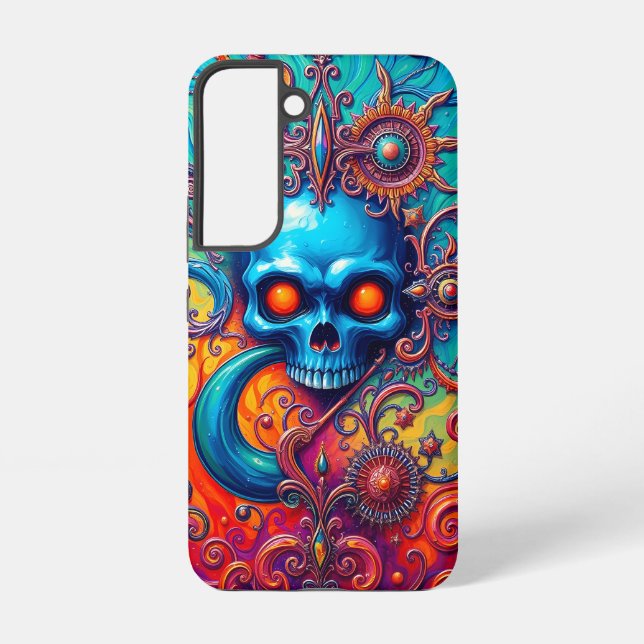 Cosmic Skull Symphony Samsung Galaxy Case (Back)