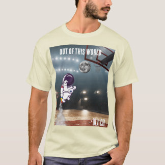 Cosmic slam dunk white tee. T-Shirt