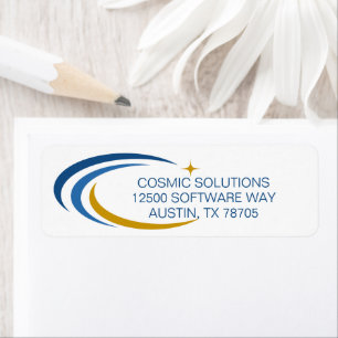 Cosmic Software Computer Company Return Address Label