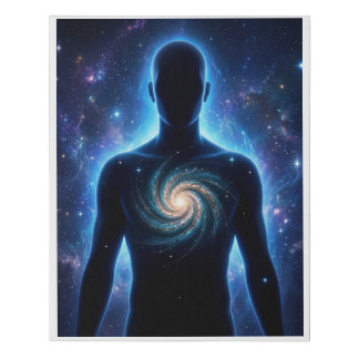 Cosmic Soul – Galaxy Within Spiritual Canvas Art