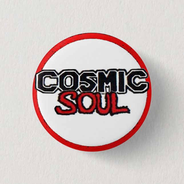 Cosmic Soul - Round Circle Logo Button (Front)