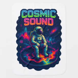 Cosmic Sound Baby Blanket