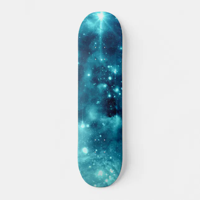Cosmic Space Galaxy Skateboard Zazzle