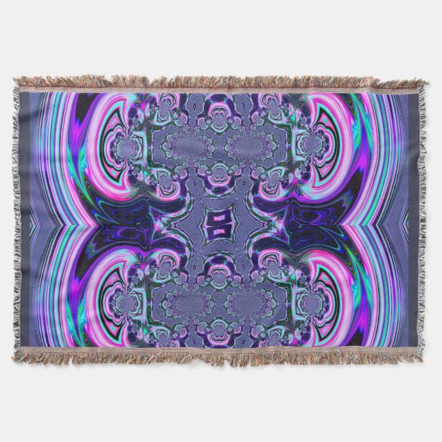 Cosmic Spectacular Throw Blanket (Front)