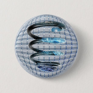 Cosmic Spiral Button