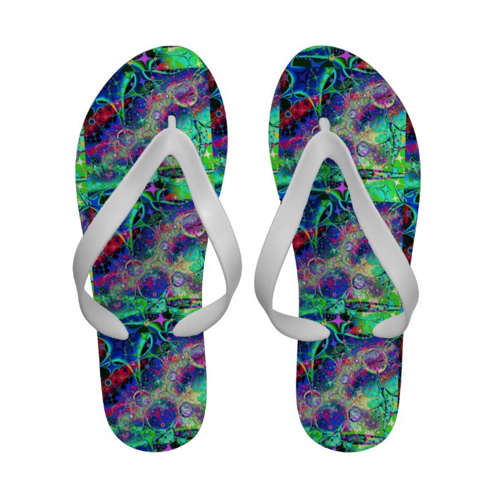 Cosmic Splash Flip Flops