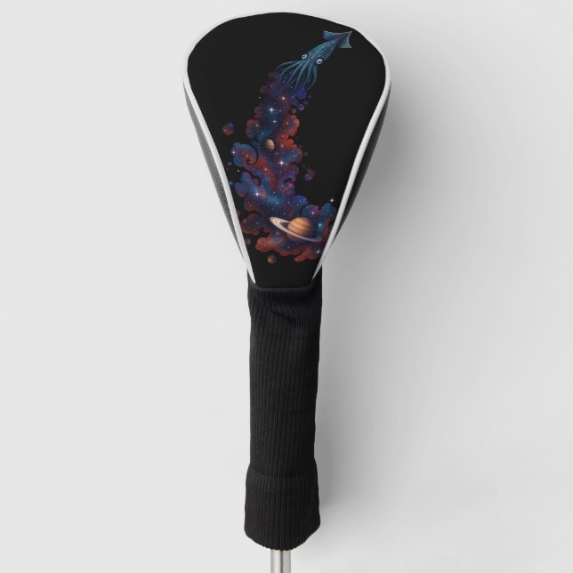 Cosmic Squid Space Odyssey  Golf Head Cover (Front)