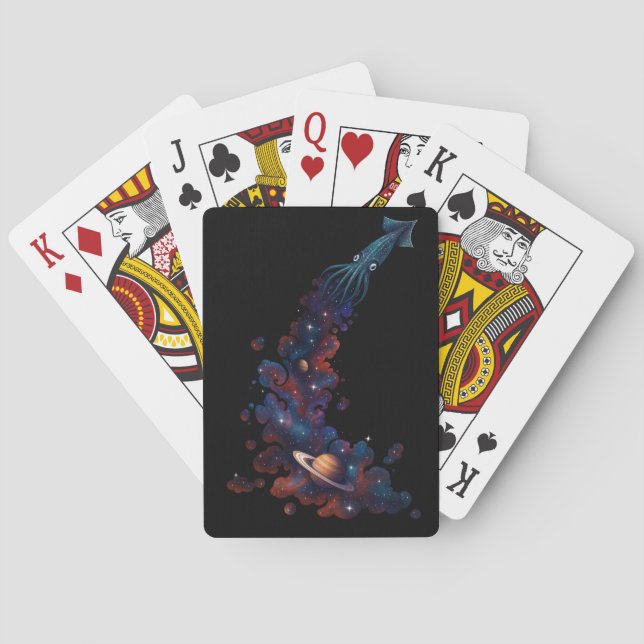 Cosmic Squid Space Odyssey  Poker Cards (Back)