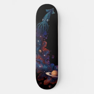 Cosmic Squid Space Odyssey  Skateboard