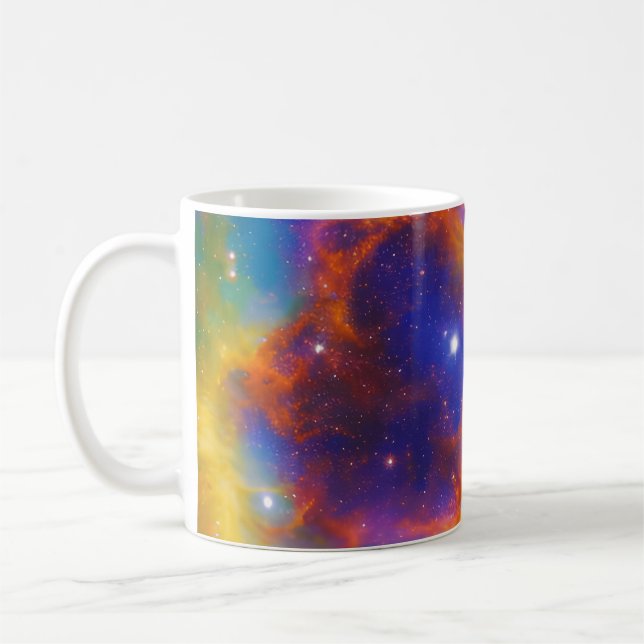 Cosmic Star Galaxy Coffee Mug (Left)