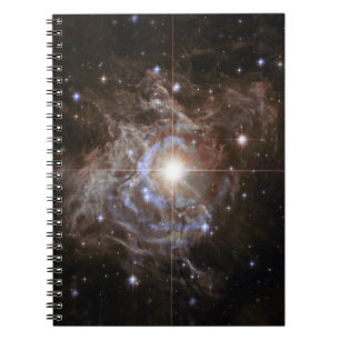 Cosmic Star Holiday Wreath Notebook