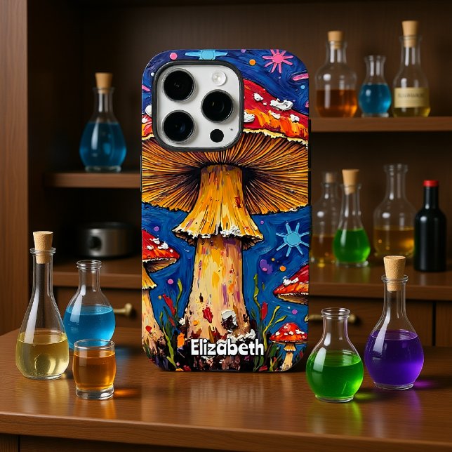 Cosmic Starburst Mushroom Case-Mate iPhone Case (Creator Uploaded)