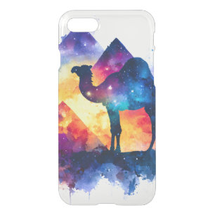 Cosmic Starry Night Egyptian Camel Landscape iPhone SE/8/7 Case