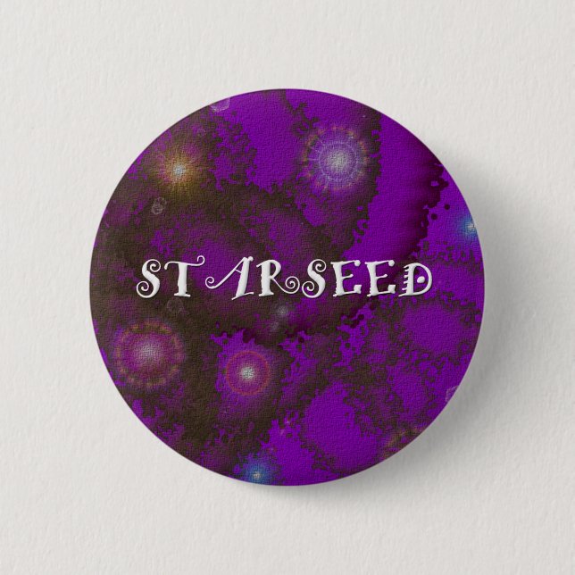 Cosmic Starseed Pinback Button (Front)