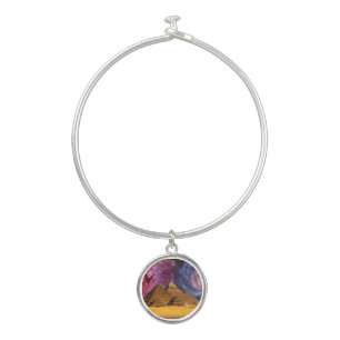 cosmic storm above egypt bangle bracelet