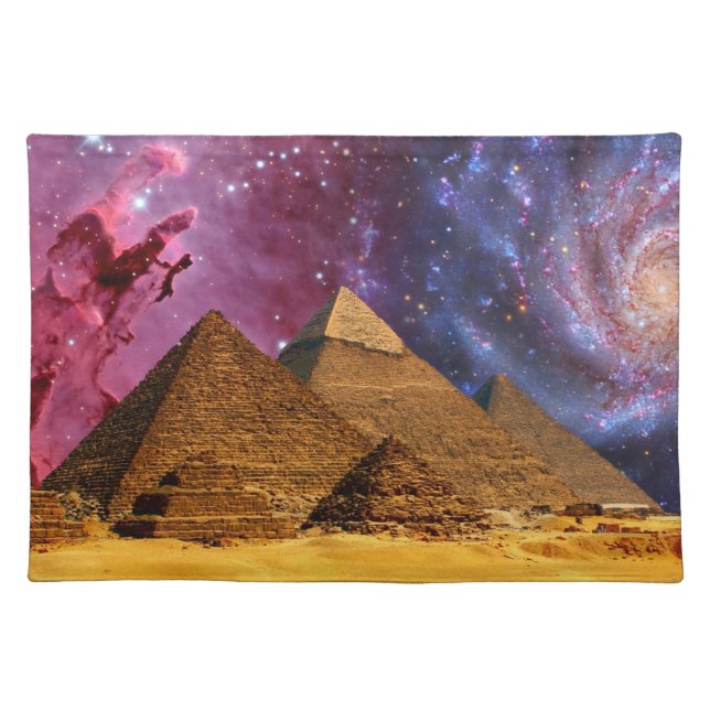 cosmic storm above egypt cloth placemat (Front)