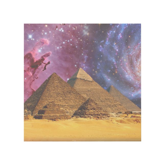 cosmic storm above egypt gallery wrap (Front)