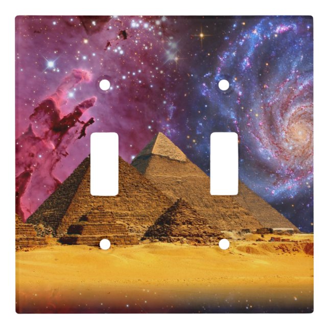 cosmic storm above egypt light switch cover (Front)