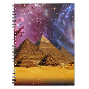 cosmic storm above egypt notebook